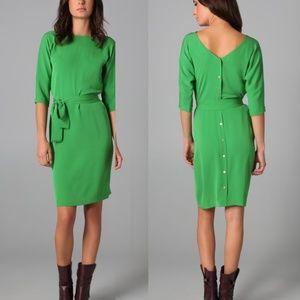 DVF Maja Green Dress